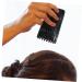 Marmerdo Head Massager - Scalp Care & Hair Massage Device | Black Horn Massage Comb for Cleaning & Relaxation | 7x3cm - Buy Online on GoSupps.com