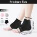4 Pairs Heel Moisture Gel Socks for Cracked Heels | Foot Care Open Toe Socks for Dry Skin Treatment - International Shipping Available - Buy Online on GoSupps.com