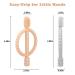 Buy BPA-Free Baby Biting Toys - 2 Pack Silicone Teething Rings for 3+ Months - Peach Powder & Gray - Soothing Gum Massage - Buy Online on GoSupps.com