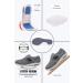 DENACARE Men's Wide Width Adjustable Closure Shoes for Diabetic Edema - Grey - Size 9 Wide - Buy Online on GoSupps.com