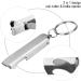 Mini Tool Key Chain Ring Nail Cutter Clippers Bottle Opener Stainless Steel Lightweight Portable 2 in 1 Nail Clipper with Key Ring for Outdoor Camping Travel - Buy Online on GoSupps.com