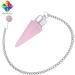  Majestic's Natural Rose Quartz Divination Pendulum 12-Faceted Cone with Witness Chamber PRESTIGE Collection Rose Quartz Stone Dowsing Pendulum 19 GR LIFETIME GUARANTEE  - Buy Online on GoSupps.com