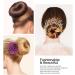 WACURRENTHYD X-Large Brown Hair Donut Bun Maker 2PCS - Chignon Doughnut Shaper for Thick & Long Hair - Buy Online on GoSupps.com