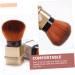 DOITOOL Nail Dust Brush Mineral Brush Makeup Accessory Blush Makeup Brush Bronzer Powder Multi-use Makeup Brush Makeup Powder Brush Bronzer Brush Travel Nylon Wool Lipstick Highlight 8.2x3.3cm Golden - Buy Online on GoSupps.com