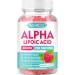 Alpha Lipoic Acid Gummies 600mg - High Absorption ALA Supplement for Antioxidant Support Vegan Sugar-Free Raspberry Flavor 60 Count 60 Count (Pack of 1) - Buy Online on GoSupps.com
