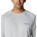 Columbia Men's Terminal Tackle Long Sleeve Shirt - Cool Grey/Vivid Blue - Large - Buy Online on GoSupps.com