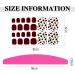 SILPECWEE 16 Sheets Leopard Toe Nail Stickers | Cheetah Print Full Nail Wraps for Women | Self-Adhesive Manicure Sticker for Toes with Nail File - Buy Online on GoSupps.com