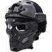 Tactical Skull Mask & Fast Paintball Helmet Set for Full-Face Protection in Paintball & CS Games - BK - Buy Online on GoSupps.com