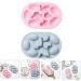 Zerodeko 6 Pcs Silicone Mold Christmas Decor Easter Egg Molds Silicone DIY Candy Gum Paste Easter Baking Manual Silicone Fondant Mold Cake Fondant Mint Jelly Chocolate Cake Mold Silica Gel 22.9X15X2.3CMx3pcs - Buy Online on GoSupps.com