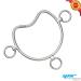 Stainless Steel Equestrian Chifney Anti-Rearing Horse Bit Tack - 5 Inches - Buy Online on GoSupps.com