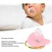 Bling Baby Pacifier - Heart Shaped Rhinestone Silicone Pacifier (Pink) | 6-18 Months - Buy Online on GoSupps.com