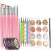 Nail Art Tools Nail Painting Brushes Dotting Pens Designers Manicure Tapes peach Kit Nail Art Tool - Buy Online on GoSupps.com