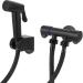 Bidet Spray Head G1/2 - High Pressure Handheld Bidet Sprayer Set | Black Bathroom Accessories - Buy Online on GoSupps.com