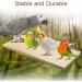 Wooden Parrot Bird Perch Platform for Budgie, Parakeet, Cockatiel, Conure, Chinchillas - Buy Online on GoSupps.com