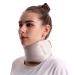 Neck Support Brace Ergonomic Cervical Collar Soft Sponge Breathable Neck Brace for Relieves Pain and Pressure Adjustable Neck Collar Protector High Elastic Neck Support Protector for Women Men Elderly Light Brown