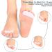 Toe Separator & Hallux Valgus Spreader - Super Soft 4 Pairs for Pain Relief & Pressure Relief - Buy Online on GoSupps.com