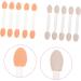 BELLIFFY 100pcs Double Ended Eyeshadow Brush Cosmetic Tool Latex Sponge Sponge Brush Makeup Tool Dual-side Eyeshadow Stick Cosmetic Applicator Eye Makeup Applicator 6.5x1.3cm White - Buy Online on GoSupps.com