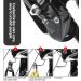 AYQWE Bike Cable End Caps Set | 50pcs 5 Colors Crimps & Cutter | Stainless Steel Wire Rope Aircraft Bicycle Tool - Buy Online on GoSupps.com