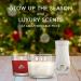 Glade Holiday Scented Candle Glistening Snow Air Freshener Infused with Essential Oils 1-Wick Candle 1 Count - Buy Online on GoSupps.com