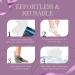 Ballotte Premium Silicone Heel Protectors (Medium - 8 Pack) | Gel Heel Pads/Silicone Socks for Women & Men - Pain Relief for Cracked Heel | Blister Prevention Heel Cups/Cushions for Plantar Fasciitis Medium (8 Pack) - Buy Online on GoSupps.com