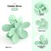 6 PCS Matte Flower Claw Clips for Women - 3 Inch Large Non-Slip Strong Hold Hair Clips for Thin to Thick Curly Hair - Buy Online on GoSupps.com