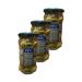 diamir Lot 3x Green olive stuffed with pickles - Jar 300g