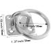 Buy JVHLOV 4-Piece Galvanized Binding Rings with Screw-On Plate | Durable Connection for Horses Barenrings & Crib Tie Hooks - International Shipping Available - Buy Online on GoSupps.com