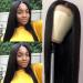 Muokass 4x4 HD Lace Closure Wig 18 inch - 180% Density Straight Brazilian Virgin Hair - Natural Color, Pre Plucked, Glueless, Elastic Bands - for Black Women - Buy Online on GoSupps.com