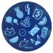 Nail Stamping Plates Animal Template Round DIY Nail Art Image Stamping Plates Geometric Manicure Printing Stencil Tools