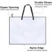 2 Pack 19x25 Inch Art Portfolio Bags with Zipper and Handle - Vinyl Mesh Organizers for Posters, Bulletin Boards, Artworks, Charts - Storage Solution for Teaching Material - Buy Online on GoSupps.com