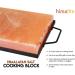 Himalite Himalayan Pink Salt Block & Metal Tray Set 12 x 8 x 1.5 - Ideal for Cooking, Grilling, Cutting, and Serving | Includes Himalayan Cooking Accessories - Buy Online on GoSupps.com