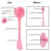Buy Silicone Facial Cleansing Brush - 4 in 1 Beomeen Face Scrubber for Exfoliating & Massage - Deep Clean Gentle Double-Ended Design (Pink) - International Shipping Available - Buy Online on GoSupps.com