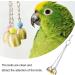 MANSHANGKJ Budgie Toy Interesting Bird Toy Interactive Bells Toy for Small Parrot Macaws Parakeets Love Birds (Random Color) - Buy Online on GoSupps.com