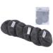 Kinhwa Makeup Remover Pads - Washable Microfiber Mink Facial Cleaning Pads (6 Pack) - Super Soft Dark Gray with Laundry Bag - Ideal for Sensitive Skin - Buy Online on GoSupps.com