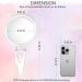 30X Magnifying Hand Mirror for Precise Makeup and Beauty Tasks - 6 Inch, Two Sided Travel Mirror for Tweezing and Blackhead Removal - Buy Online on GoSupps.com