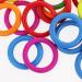 50pcs Colorful Wooden Rings - DIY Craft Accessories for Creative Projects | International Shipping - Buy Online on GoSupps.com