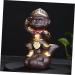FUNOMOCYA Monkey Tea Pet Monkey Craft Monkey Ornaments Monkey Desktop Ornament Crafts Accessories Ceramics As Shown 7.5*4.5cm - Buy Online on GoSupps.com