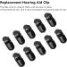 Hearing Aid Rope Clip - Heavy Duty Replacement (10 Pack) - Multipurpose Hearing Aid Clip for Adults - Black - Buy Online on GoSupps.com