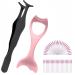 False Eyelashes Tweezers Kit - 50 Mascara Applicators & Shield - Professional & Home Use - Buy Online on GoSupps.com