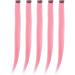 Colorful Lop Ears Wig Colorful Straight Hair Extensions Girls Daily Prom Hairpin (Light Pink) - Buy Online on GoSupps.com
