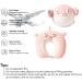 JOYRAVO 2-in-1 Travel Pillow for Kids - Pink Fish Animal Plushie Neck Pillow for Comfortable Airplane and Car Trips - Buy Online on GoSupps.com
