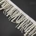 Yulakes 1 Yard White Black Pearl Fringe Beaded Lace Trim for Garments & Decor - White Color Option - Buy Online on GoSupps.com