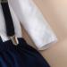 Baby Boy 1st Birthday Navy Blue Romper | Bow Tie Cake Smash Outfit 18-24 Months - Buy Online on GoSupps.com