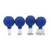 Perfect flower cupping glasses with suction ball face silicone 4 pieces of cupping glass set made of real glass for every parts of the body cupping glass with ball high quality cupping