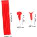 OHPHCALL Braille Writing Fingerboard 1 Set Braille Tablet Writing Pen Plastic Braille Writing Slate 22.00X4.50X0.50CM Red - Buy Online on GoSupps.com