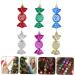 Alipis 18pcs Candy Pendant Plastic Ornaments Christmas Lollipop Ornament Christmas Tree Hanging Food - Buy Online on GoSupps.com