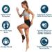 BESKEY Adjustable Ankle Support Brace - Breathable Elastic Nylon Material - Ideal for Sports - Grey - Buy Online on GoSupps.com