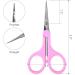 Humbee Eyebrow Scissors for Facial, Nose, Eyebrow, Mustache, Beard Hair Trimming & Grooming - Straight Edge, Pink Long Cap (1 Count) - Buy Online on GoSupps.com