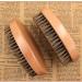 Boar Bristle Beard Brush with Solid Wood Handle - Tame and Soften Facial Hair (Brown) - Buy Online on GoSupps.com