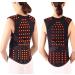 Self-Heating Shoulder Waist Support Heated Vest Magnetic Therapy Full Back Support Belt Magnets Waist Back Brace Posture Corrector Lumbar Back Pain Relief (Color : Black Size : Large) Large Black